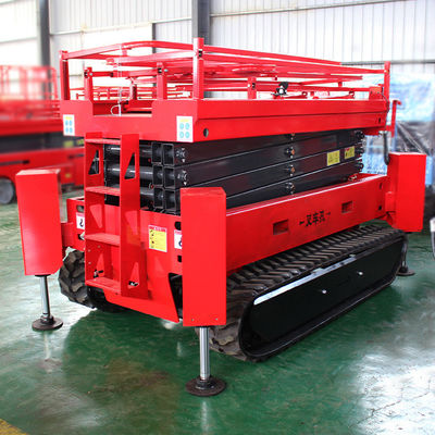 320kg ονομαστική χωρητικότητα φόρτωσης Ηλεκτρική και ντίζελ εναέρια πλατφόρμα για οικονομική ανύψωση ανθρώπων