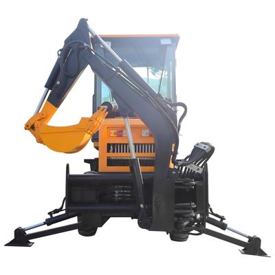 4x4 Εξαρτήματα Front End Loader με Backhoe Mini Backhoe Loader