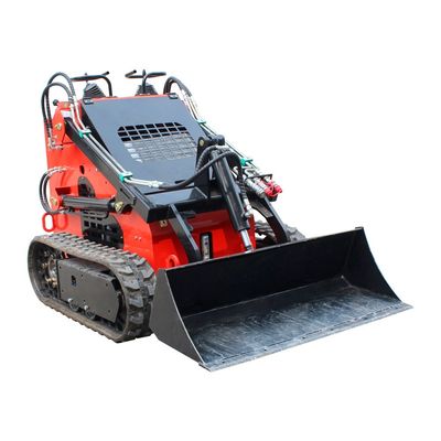1950 x 1100 x 1300 mm Μέγεθος Σκιντ Στιερ φορτωτής Crawler φορτωτής για συμπαγή εργασία