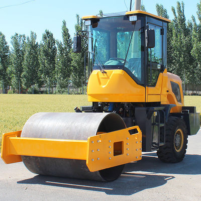 3500kg 4000kg Πλήρως υδραυλικός δονητικός κυλίνδρος για συμπίεση του ασφαλτού και του σκυροδέματος