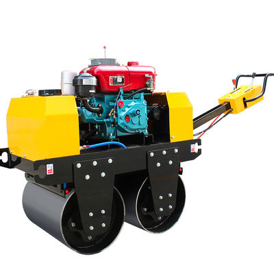 600mm πλάτος συμπίεσης Walk Behind Tandem Road Roller Για την απαίτηση σας
