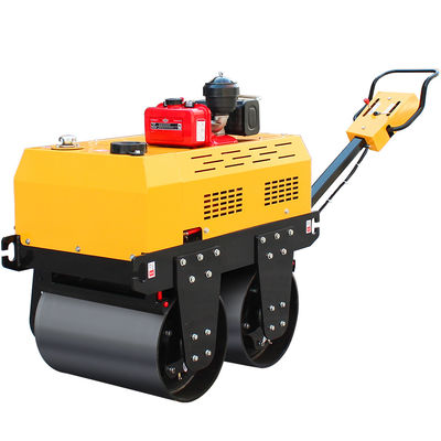 600mm πλάτος συμπίεσης Walk Behind Tandem Road Roller Για την απαίτηση σας