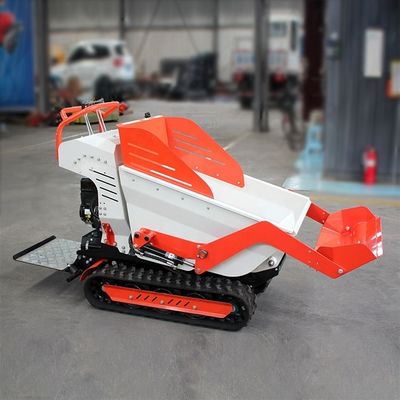 Υψηλή λειτουργική απόδοση Τόνων Crawler Mini Gummer Vibration Diesel Dumper Αυτοφόρτωση