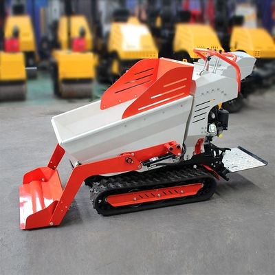 Υψηλή λειτουργική απόδοση Τόνων Crawler Mini Gummer Vibration Diesel Dumper Αυτοφόρτωση