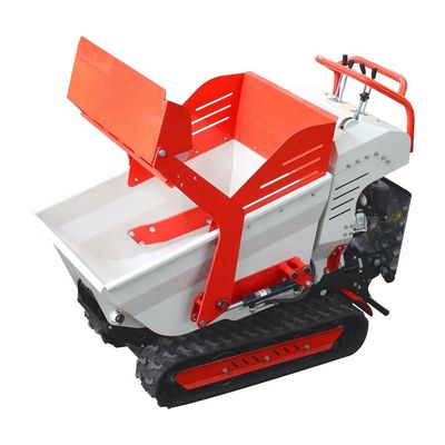 Αυτοφόρτωση Crawler Loader Dumper Mini 800kg Dumper με δίσκο διανομής κυκλοειδούς κινητήρα