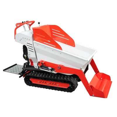 800kg χωρητικότητα φορτίου Mini Crawler Dumper με κινητήρα 6,5HP και υδραυλική ροή 28,8 L