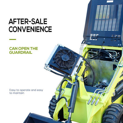 Πάνω- 375kg Ανυψωτική Δύναμη Max Crawler Skid Steer Loader Κινέζικες μίνι συρόμενες φορτωτές