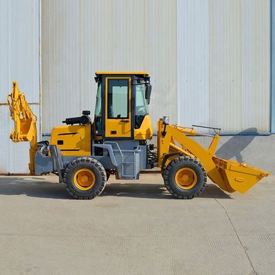 Ντίζελ CE Epa Μηχανή Mini Retroexcavadora Φάρμα Backhoe Excavator Loader 4x4 Backhoe