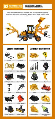 55kW Backhoe Loader με 4x4 Wheel Loader Ασύγκριτη απόδοση και αξιοπιστία