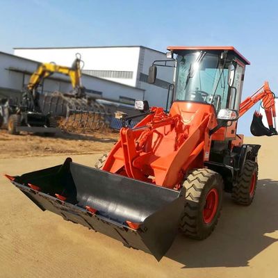 4x4 τροχιά 400kg-2.5ton Mini Loader Backhoe Loader για πώληση με φτυάρι χιονιού