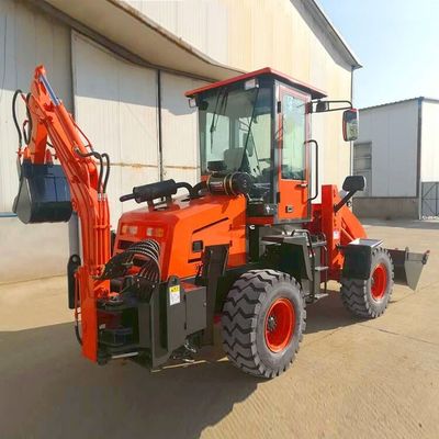 4x4 τροχιά 400kg-2.5ton Mini Loader Backhoe Loader για πώληση με φτυάρι χιονιού