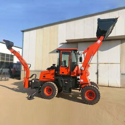 4x4 τροχιά 400kg-2.5ton Mini Loader Backhoe Loader για πώληση με φτυάρι χιονιού