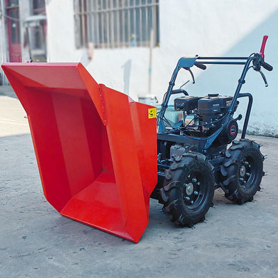 Ηλεκτρικό ντίζελ αυτοφόρτωσης Electrico Mini Track Crawler Truck Dumper 500kg 1 τόνος Κατασκευασμένο