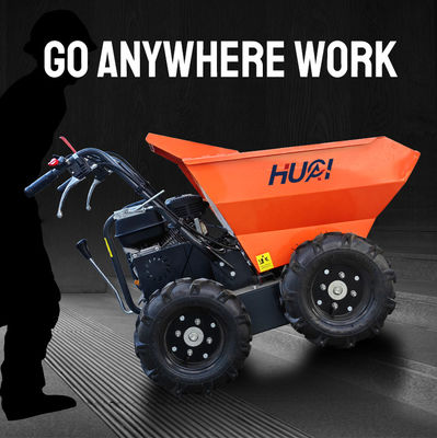 Ηλεκτρικό ντίζελ αυτοφόρτωσης Electrico Mini Track Crawler Truck Dumper 500kg 1 τόνος Κατασκευασμένο
