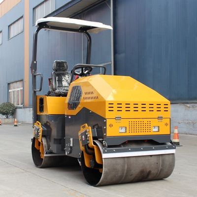 3000kg Twin Drum Mini Road Roller με συχνότητα διέγερσης 70Hz και ομαλή λειτουργία