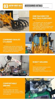 BOXINHUASHENG Υδραυλική αντλία φορτωτής Backhoe Εγκατάσταση Front End φορτωτής με Backhoe