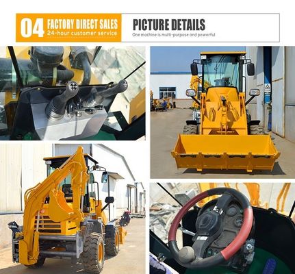 BOXINHUASHENG Υδραυλική αντλία φορτωτής Backhoe Εγκατάσταση Front End φορτωτής με Backhoe