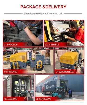 15.7 kw Single Drum Vibratory Road Roller για κατασκευαστικά μηχανήματα