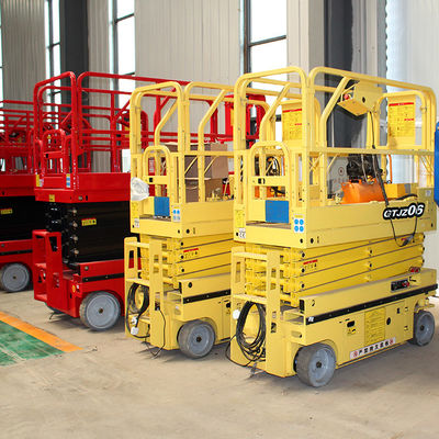 320kg ονομαστική χωρητικότητα φόρτωσης Ηλεκτρική και ντίζελ εναέρια πλατφόρμα για οικονομική ανύψωση ανθρώπων