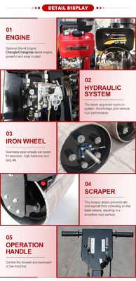 Μηχανή YANMAR 500kg Walk-Behind Single Drum Road Roller με πιστοποίηση CE