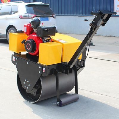Μηχανή YANMAR 500kg Walk-Behind Single Drum Road Roller με πιστοποίηση CE
