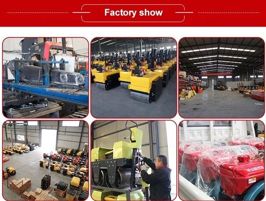Μηχανή YANMAR 500kg Walk-Behind Single Drum Road Roller με πιστοποίηση CE
