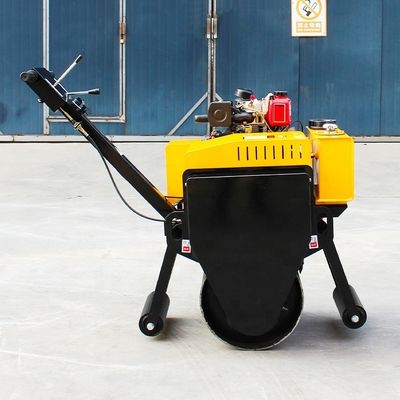 300kg μικρός δονητικός ρόλος Mini Walk Behind Road Roller Compactor για την οδική κατασκευή