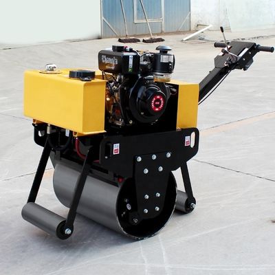 300kg μικρός δονητικός ρόλος Mini Walk Behind Road Roller Compactor για την οδική κατασκευή