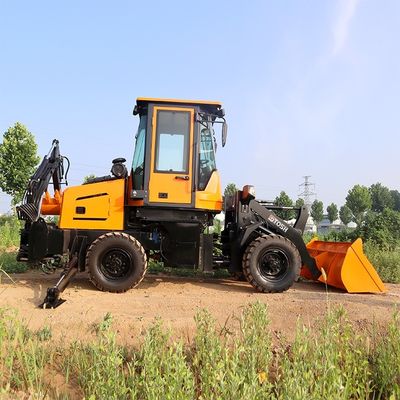 4x4 Εξαρτήματα Front End Loader με Backhoe Mini Backhoe Loader