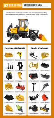 HQ-WZ-8-12 Backhoe Loader Excavator Η απόλυτη μηχανή για τα κατασκευαστικά σας έργα