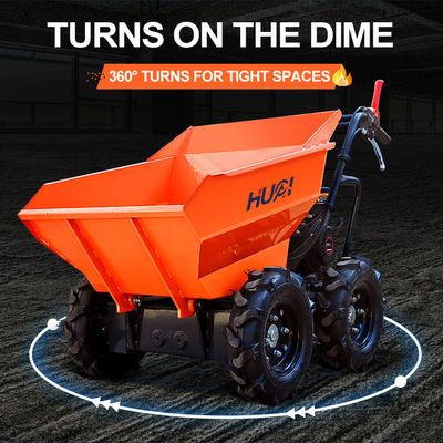 Πολυδιάστατος Mini Dumper Track Carrier με υδραυλική πτέρυγα και 93 αμόλυβδη βενζίνη