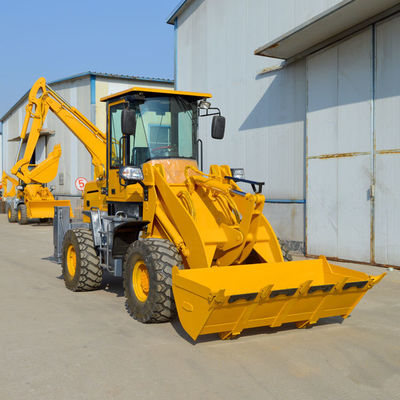 HQ-WZ-15-26 Backhoe Loader Πολυλειτουργικός Excavator Backhoe με απόσταση τροχών 500mm