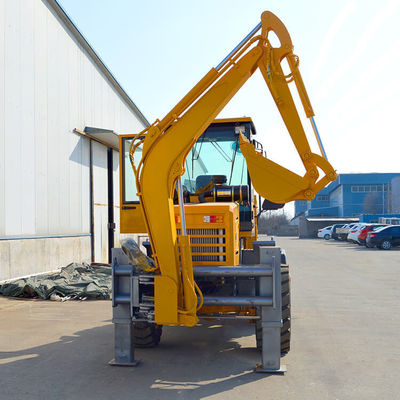 HQ-WZ-20-28 Μίνι Excavator Backhoe Loader με 37 KW και 500 mm Min. Ράδιο στροφής