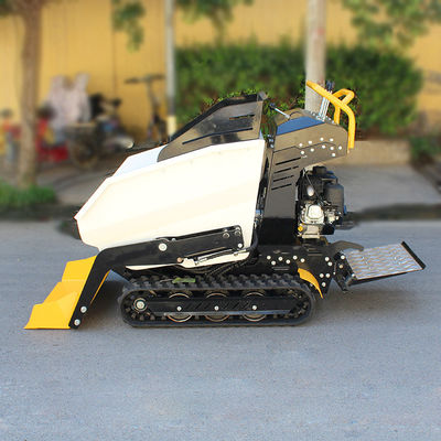 Ηλεκτρικός τροχόσπιτος Mini Dumper 500kg 1000kg Mini Track Dumper Κινούμενος τύπος τροχόσπιτος φορτωτής