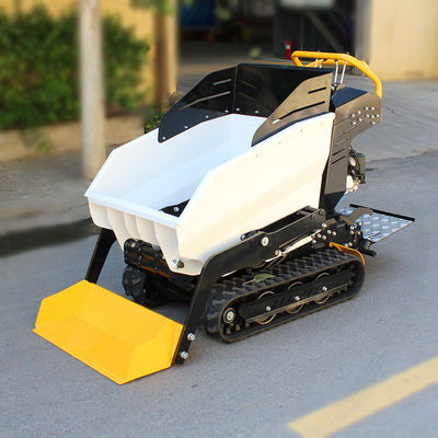 Ηλεκτρικός τροχόσπιτος Mini Dumper 500kg 1000kg Mini Track Dumper Κινούμενος τύπος τροχόσπιτος φορτωτής