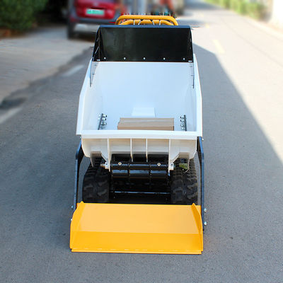 Ηλεκτρικός τροχόσπιτος Mini Dumper 500kg 1000kg Mini Track Dumper Κινούμενος τύπος τροχόσπιτος φορτωτής