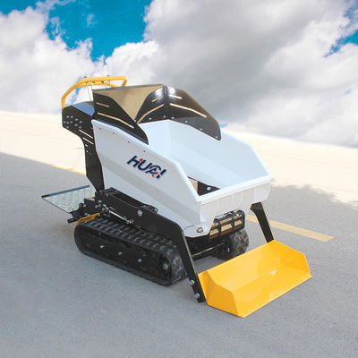 Ηλεκτρικός τροχόσπιτος Mini Dumper 500kg 1000kg Mini Track Dumper Κινούμενος τύπος τροχόσπιτος φορτωτής