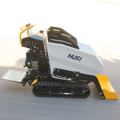 Ηλεκτρικός τροχόσπιτος Mini Dumper 500kg 1000kg Mini Track Dumper Κινούμενος τύπος τροχόσπιτος φορτωτής