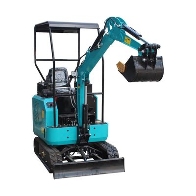 1800 kg βάρος μηχανής HUAQI Mini Digger Crawler Excavator με υδραυλικό κύλινδρο Eaton