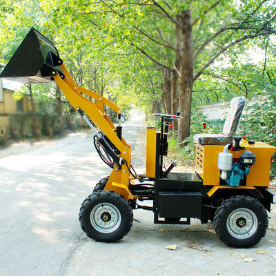 Μικροκαλλιέργεια 850 kg Ηλεκτρικό Μίνι Front End Συμπληκτικό φορτιστή τροχών με μπαταρία με προσιτή τιμή