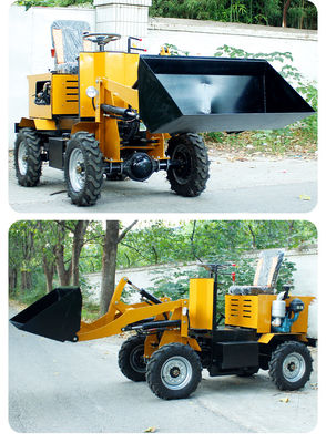Μικροκαλλιέργεια 850 kg Ηλεκτρικό Μίνι Front End Συμπληκτικό φορτιστή τροχών με μπαταρία με προσιτή τιμή