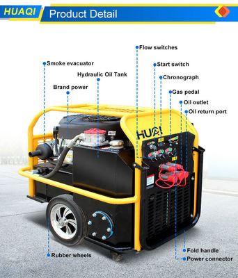 35HP Τύπος σπρώξιμο με το χέρι Βενζίνη Ντίζελ Υδραυλική συσκευή ισχύος με 180 υδραυλική πίεση