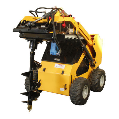 Μικρές γεωργικές μηχανές Mini Digger τροχός τύπου Mini Skid Steer με κινητήρα Stratton