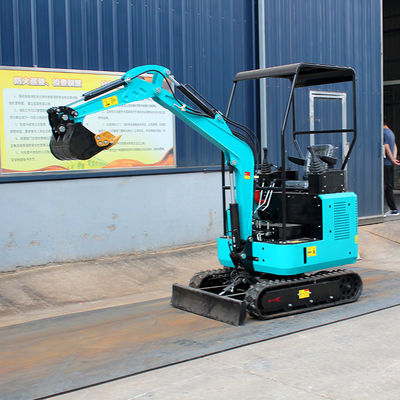 Μετακινούμενος τύπος Crawler 0,8ton Micro Mini Excavator με ελεύθερη καθαρότητα εδάφους κουβάς 380mm