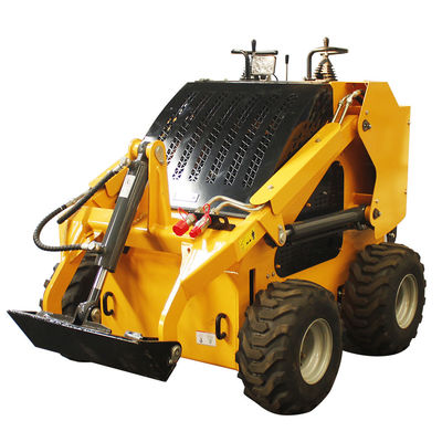 Μικρές γεωργικές μηχανές Mini Digger τροχός τύπου Mini Skid Steer με κινητήρα Stratton