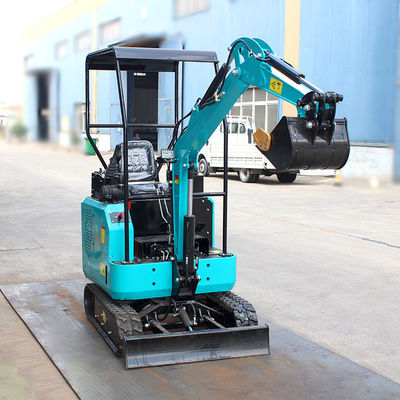 Μετακινούμενος τύπος Crawler 0,8ton Micro Mini Excavator με ελεύθερη καθαρότητα εδάφους κουβάς 380mm