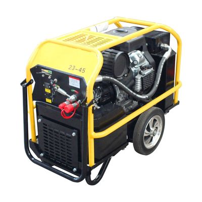 23HP Υδραυλική μονάδα ισχύος για την υπηρεσία διάσωσης Εγχειριτική έλξη / Ηλεκτρική εκκίνηση Προαιρετική