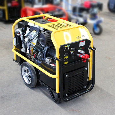 23HP Υδραυλική μονάδα ισχύος για την υπηρεσία διάσωσης Εγχειριτική έλξη / Ηλεκτρική εκκίνηση Προαιρετική