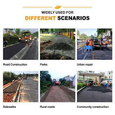Μίνι Asphalt Pavers υψηλή λειτουργική απόδοση για οδικές εφαρμογές σκυροδέματος