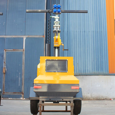 220v Pushcart Τύπος 5M Εγχειρησιακή ράβδος LED Κινητός Φωτεινός Πύργος 200W 300W 400W IP Rated Standard